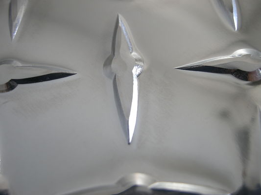 Hoja de aluminio de la placa del inspector del diamante para adornar el piso del automóvil