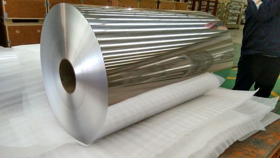 Papel de aluminio suave del OEM de la plata para la aprobación del SGS ISO9001 del acondicionamiento de los alimentos