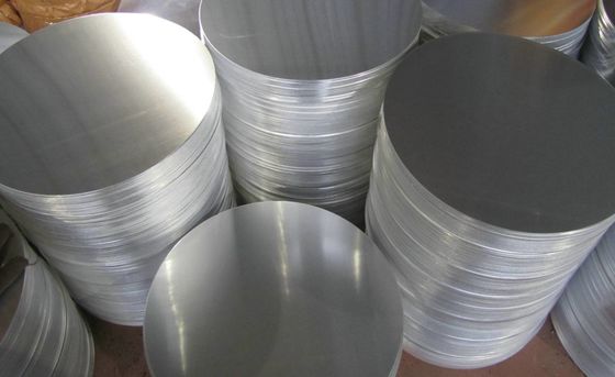 Disco redondo de aluminio modificado para requisitos particulares, círculos de aluminio de plata para los utensilios