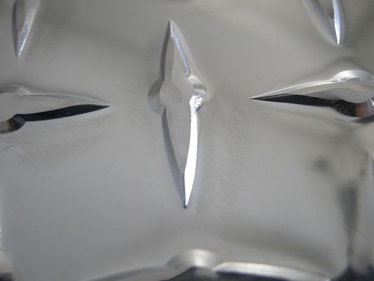 Hoja de aluminio de pulido de la placa del inspector con el tratamiento superficial del diamante