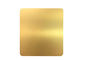 El color de oro cepilló los paneles anodizados 5052 del aluminio para la decoración constructiva
